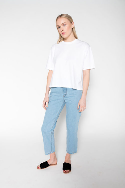 Rolling Grenades Kowtow Boxy T-shirt in White