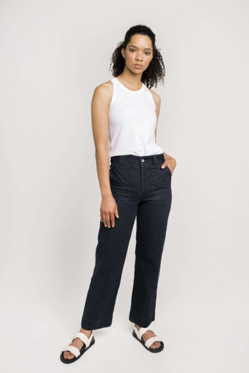 Ethical Label Kowtow's High Rise Denim Jeans